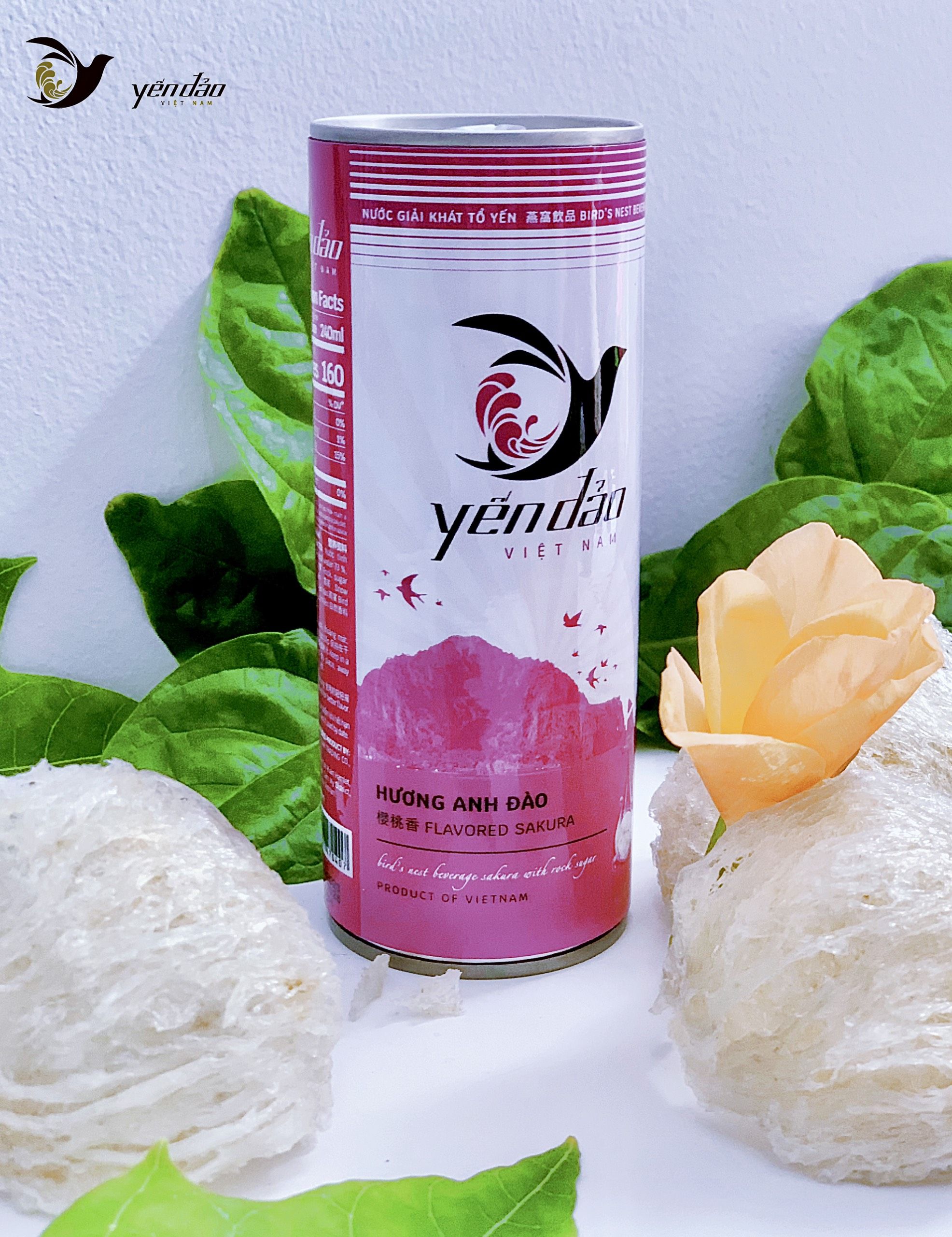 Nước giải khát Tổ Yến Hương Anh Đào 240ml 