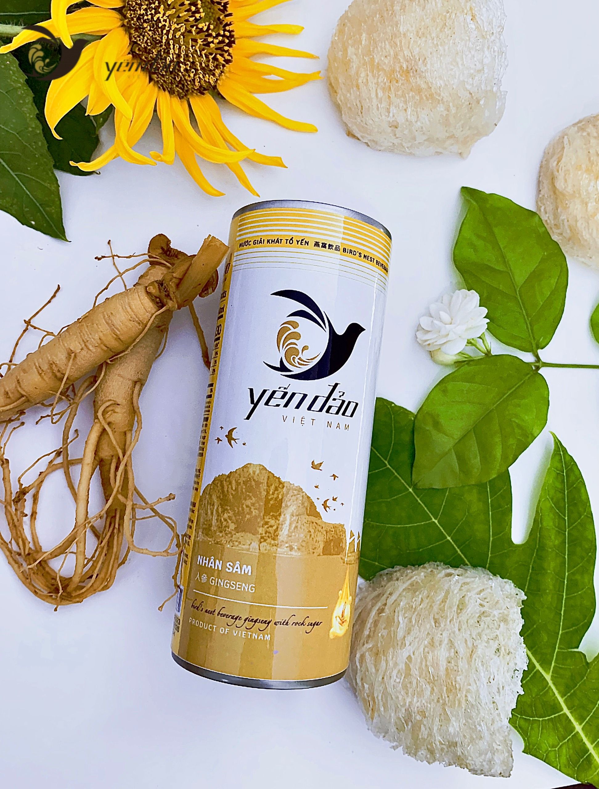 NƯỚC GIẢI KHÁT TỔ YẾN NHÂN SÂM 240ML 